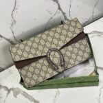 Gucci نقشه مع خط بني