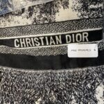 شال كتف ديور اسود ابيض