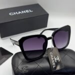 نظارة شانيل اسود شامل علبه