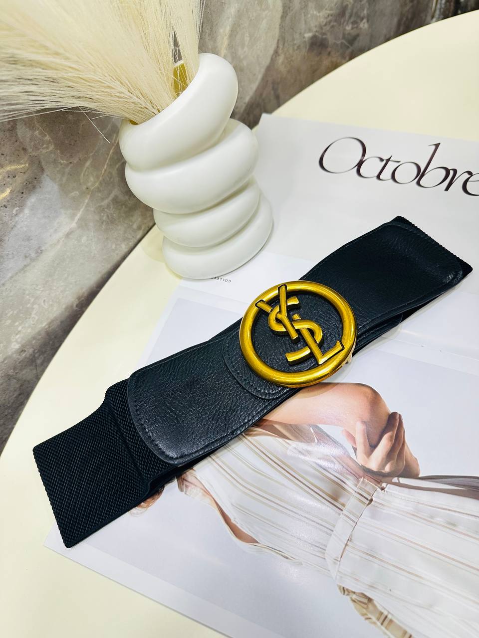 IMG_8949 حزام خصر عريض YSL - الصورة 1