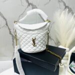 سان لورين ابيض (ذهبي) شامل علبه