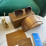 GUCCI نظارة شمسبية بني شامل علبة